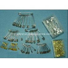 Standard Safety Pins with Silver, Gold